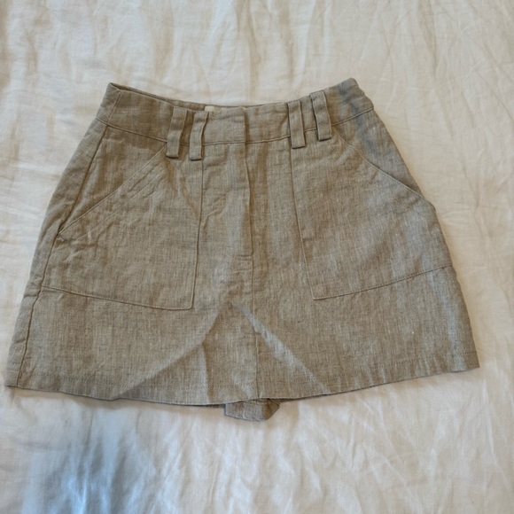 DISSH Eva Natural Linen Skort - Picture 4 of 7